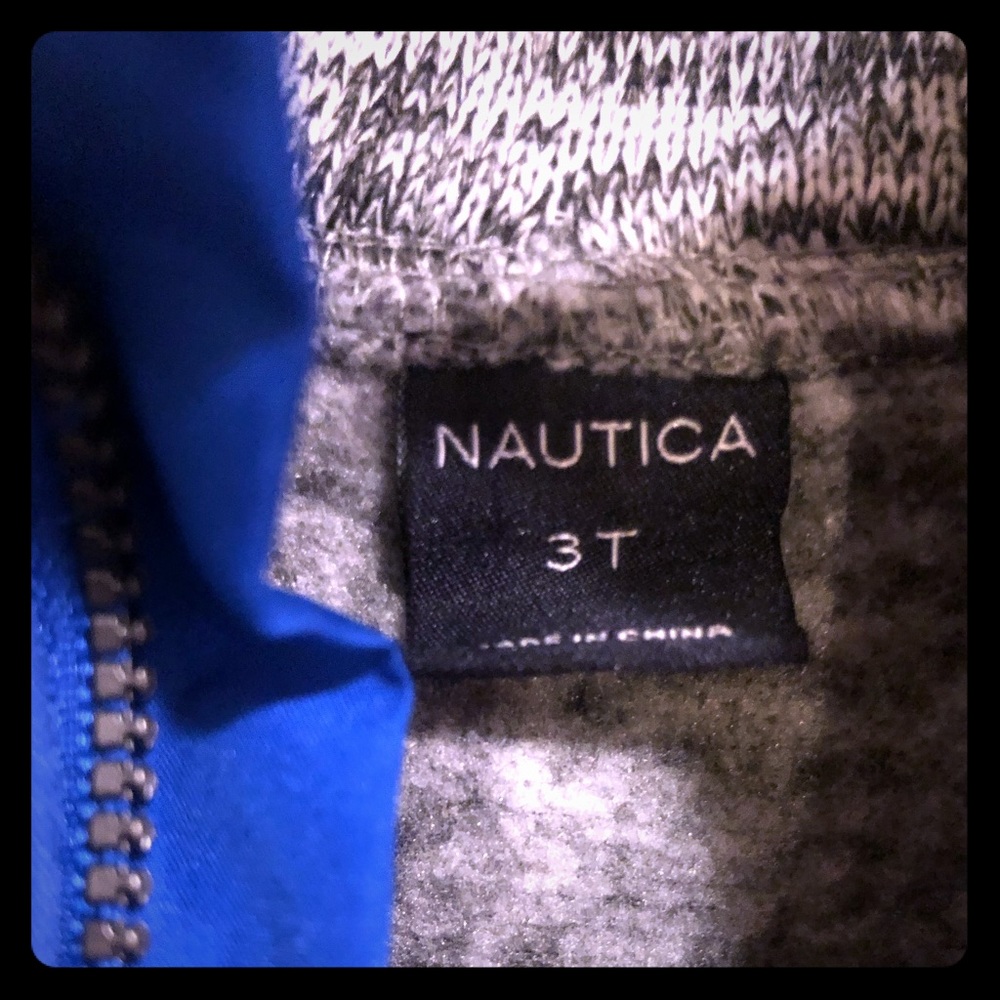 Blue/Grey Boys Pullover Jacket (Nautica)